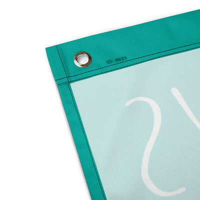 Pink Poster custom one side flag product details