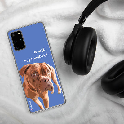 Custom Phone case with dog art Galaxy S20 Plus