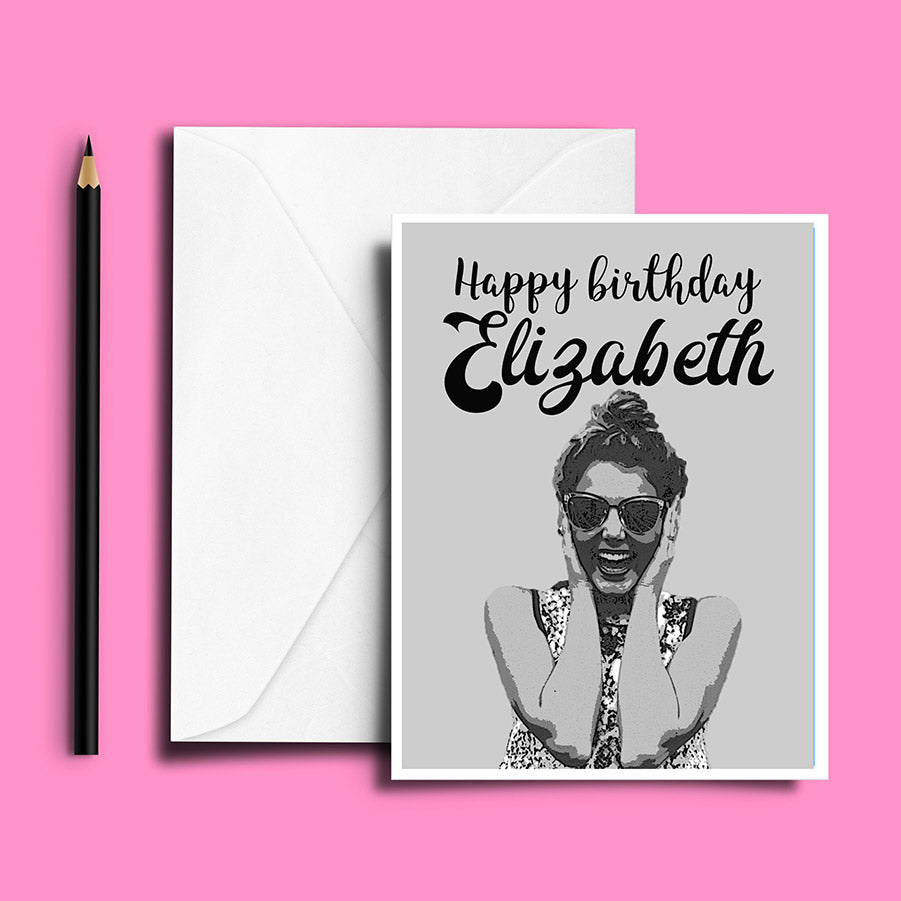 Personalized birthday card