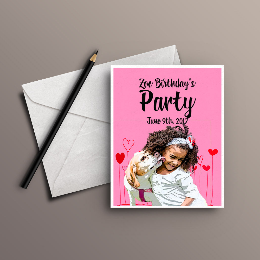 Custom Birthday Invitation