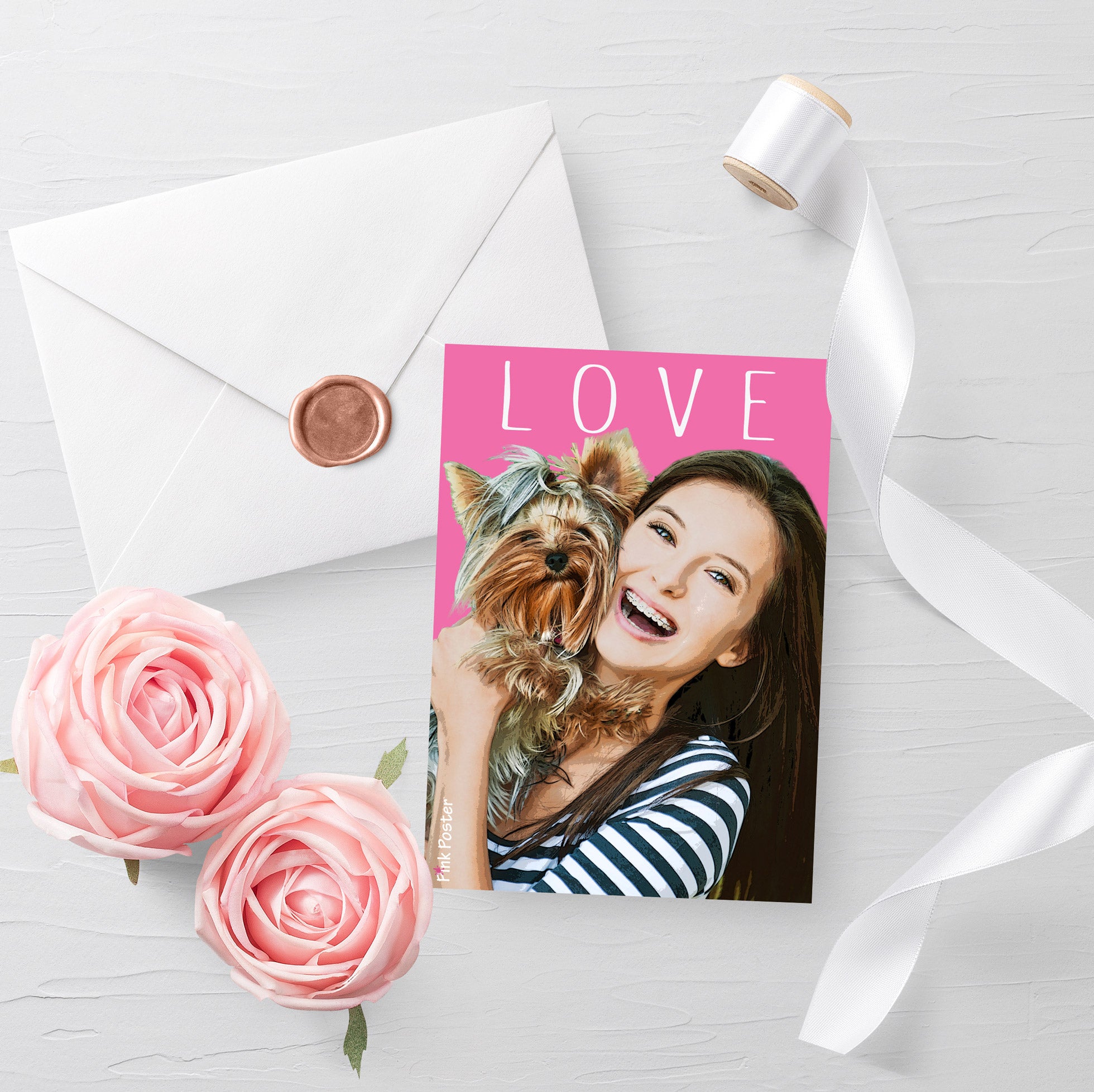 Custom greeting card for someone you love