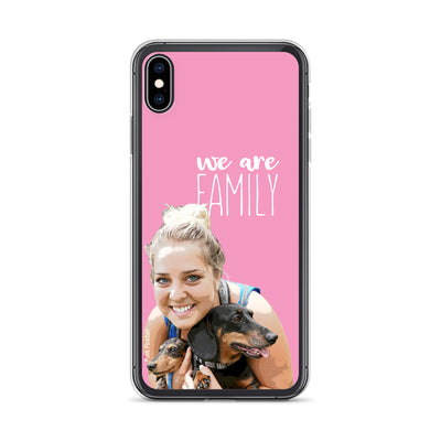 Custom phone case iPhone XS Max with personalized pop art on it