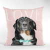 Add your cute dog on a soft and comfy personalized pillow