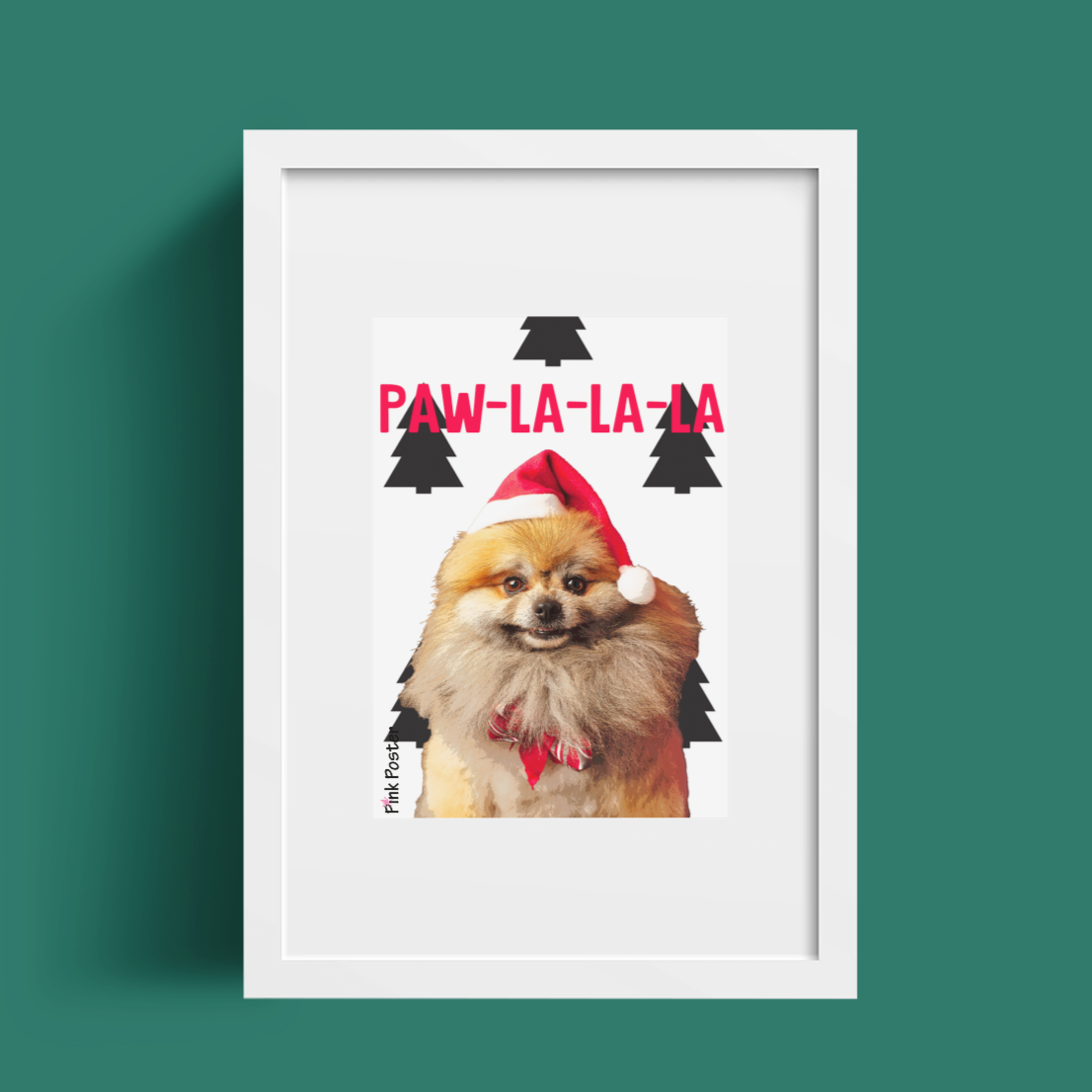 custom dog art print 5x7